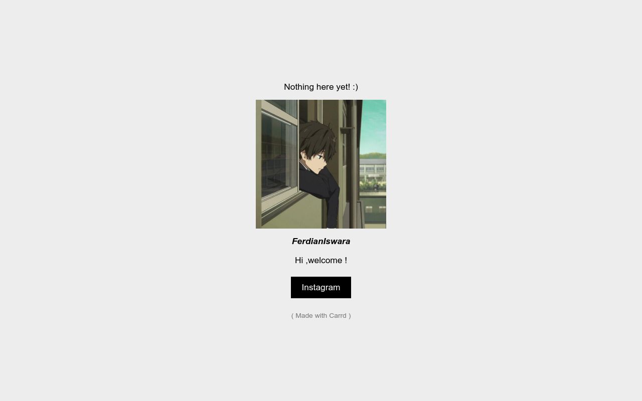 Carrd profile picture for @ferdi